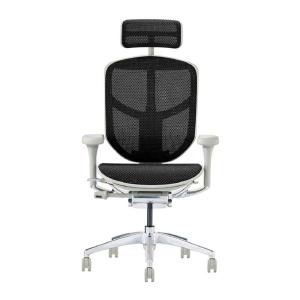 関家具 エルゴヒューマン エンジョイ2 ハイタイプ グレーフレーム EJ2-HAM-GF-BK ブラック 389597｜econvecoco