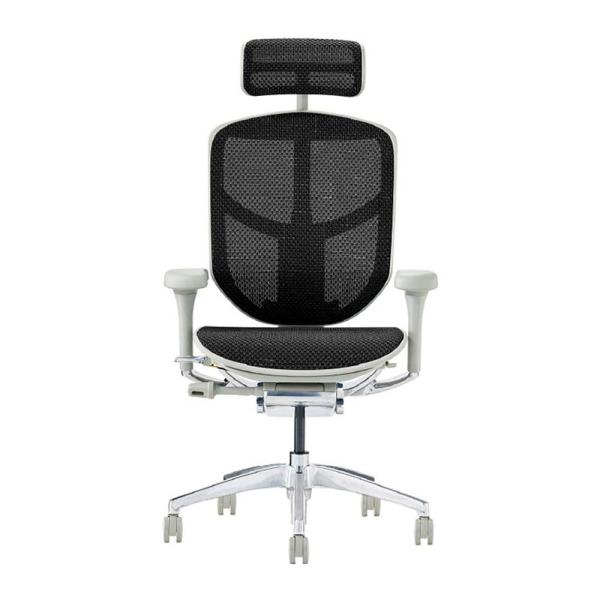 関家具 エルゴヒューマン エンジョイ2 ハイタイプ グレーフレーム EJ2-HAM-GF-BK ブラ...