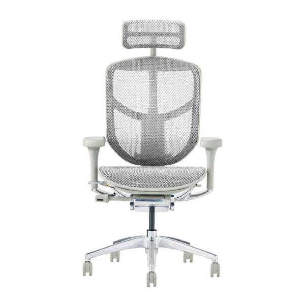 関家具 エルゴヒューマン エンジョイ2 ハイタイプ グレーフレーム EJ2-HAM-GF-WH ホワ...