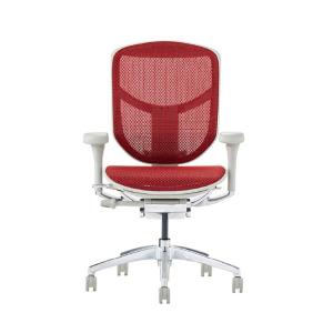 関家具 エルゴヒューマン エンジョイ2 ロータイプ グレーフレーム EJ2-LAM-GF-RD レッド 389609｜econvecoco