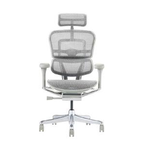 関家具 エルゴヒューマン プロ2 ハイタイプ グレーフレーム EHP2-HAM-DR-GF-WH ホワイト 445412｜econvecoco