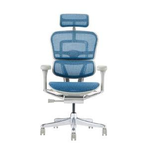 関家具 エルゴヒューマン プロ2 ハイタイプ グレーフレーム EHP2-HAM-DR-GF-BL ブルー 445414｜econvecoco