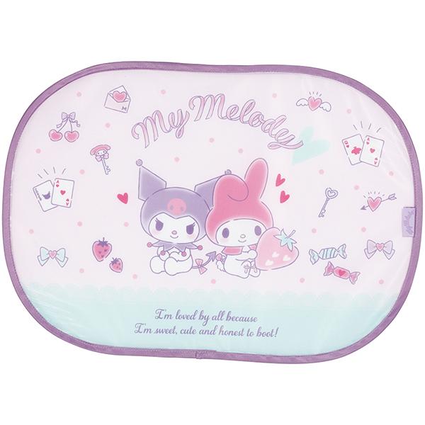スケーター 貼り付くサンシェード マイメロディ・クロミ CHSS1