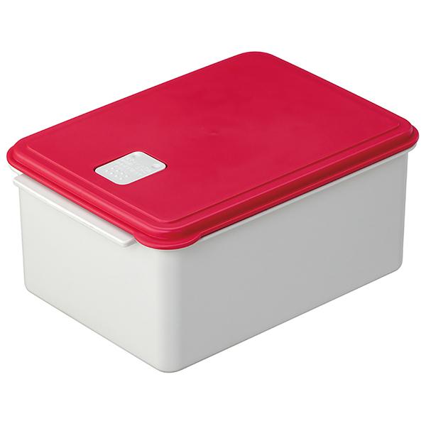 スケーター Skater 電子レンジスチーム保存容器　レッド UDY2ST