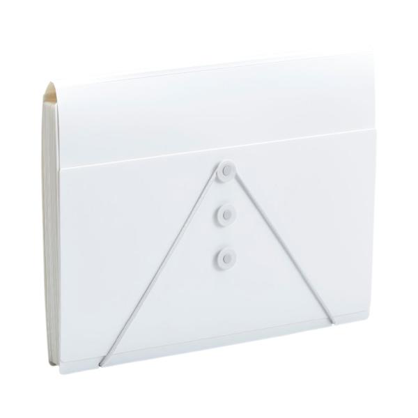 キングジム　KINGJIM サクッと整理 ドキュメントファイル (フタ付) シロ 2290-W