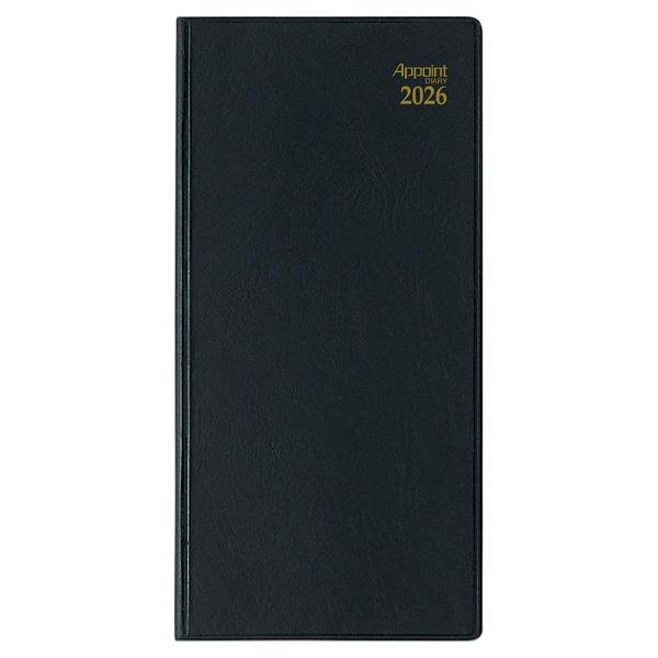 ダイゴー DAIGO 26年 アポイント ダイアリー 月間 薄型 ブラック E1001