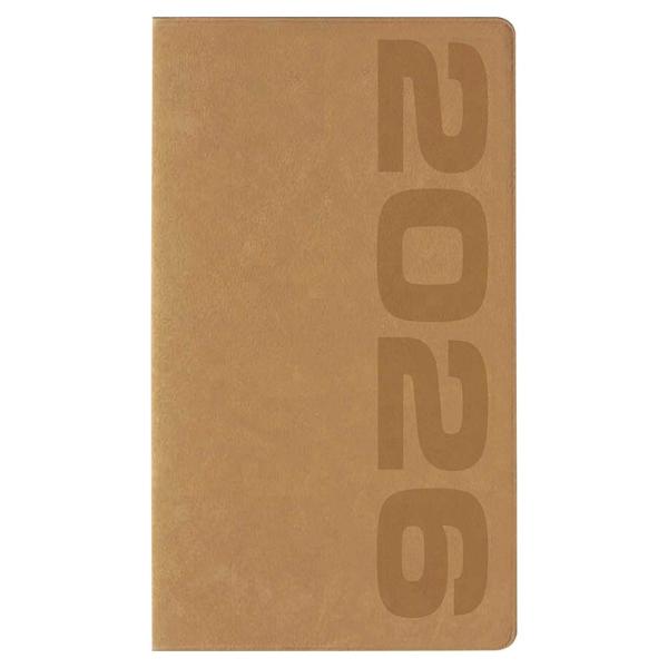 ダイゴー DAIGO 26年 アポイント ダイアリー 月間 薄型 ベージュ E1016