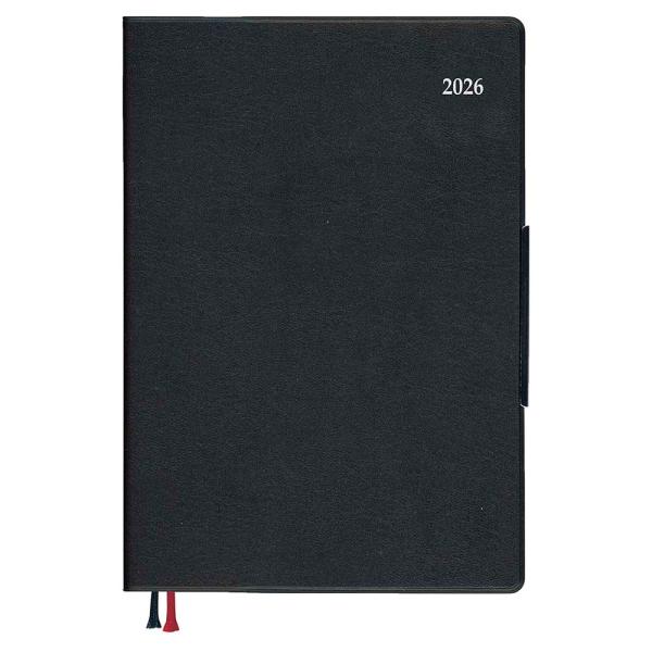 ダイゴー DAIGO 26年 アポイント ダイアリー デスクB6週間 ブラック E8447