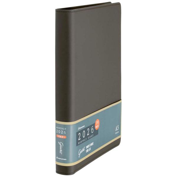 マルマン maruman 26年 A5 ジウリス＋ダイアリー月間 DBR FD290-26-27