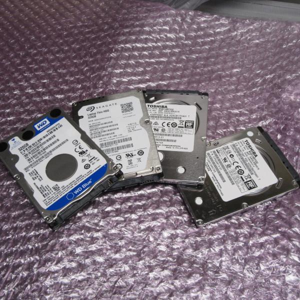 SATA 2.5インチHDD　320GB 各種メーカー　メーカー不問　中古　動作確認済み　　薄型7m...