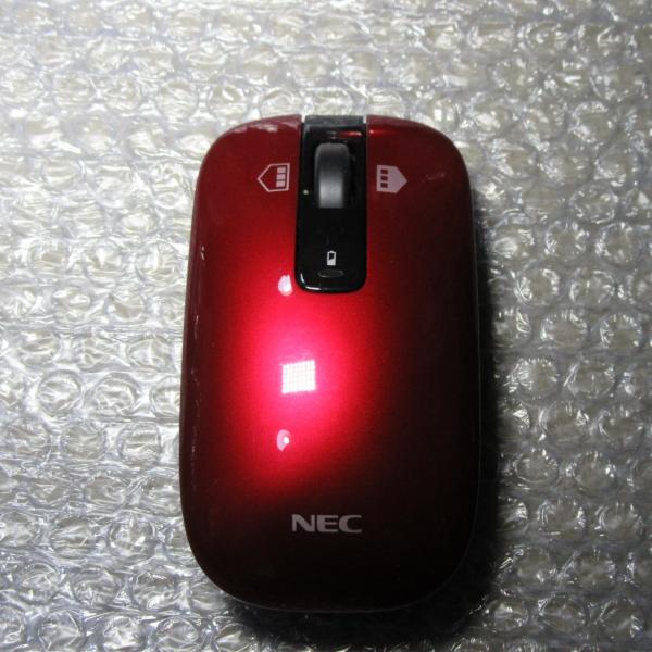 NEC　VALUESTAR　LAVIE 一体型PC用 純正ワイヤレスマウス　MG-1132レッド M...