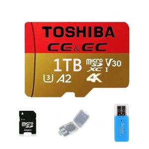 東芝 高速1TBマイクロSD メモリーカード+USBカードリーダーセット