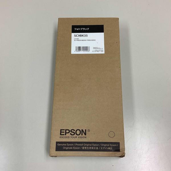 【新品 未開封 純正品】EPSON 純正 SC9BK35 インクカートリッジ 350ml フォトブラ...