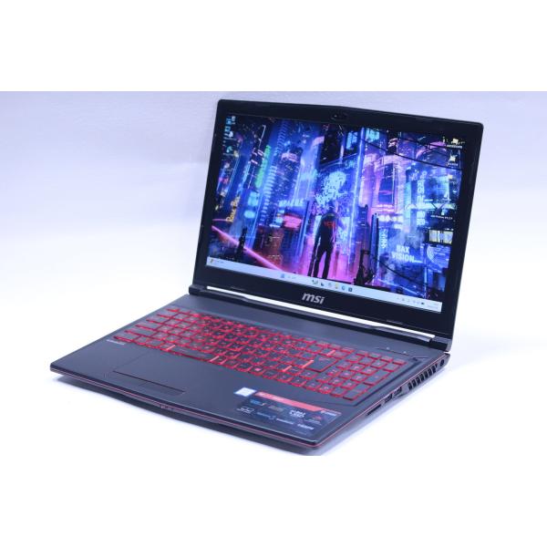 即配 GTX1050Ti ゲーミングパワフルCorei7モデル MSI GL63 8RD-1080J...