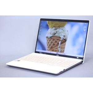即配 希少カラー Corei7搭載パワフルモデル LIFEBOOK AH53/D1 プレミアムホワイト i7-8565U 8G 256G 15.6FHD Blu-ray Office ノートパソコン BAA評価