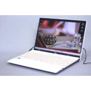 即配 良品 希少カラー Corei7搭載パワフルモデル LIFEBOOK AH53/D1 プレミアムホワイト i7-8565U 8G 256G 15.6FHD Blu-ray Office ノートパソコン ABA評価