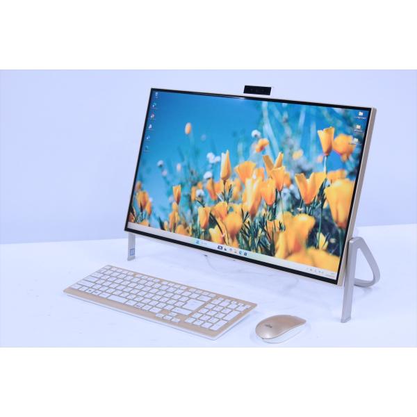 即配 良品 ホワイトxゴールド パワフルCorei7搭載 ESPRIMO FH77/C2 i7-77...