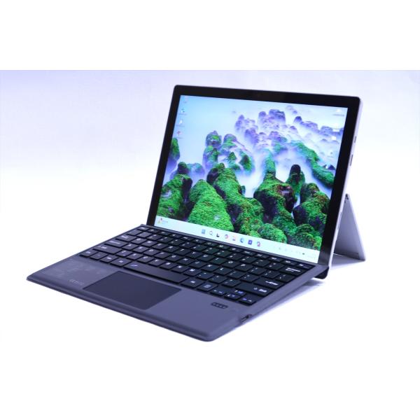 即配 バッテリー良 2021年軽量2in1タブレット Surface Pro7+ i5-1135G7...