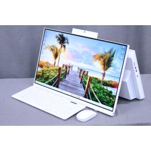即配 良品 2020年パワフルモデル 10世代Corei7 LAVIE Home Aio HA770/RAW ホワイト i7-10510U 8G 256G+3.0TB 23.8FHD DVD Wi-Fi6 オールインワン AAA評価