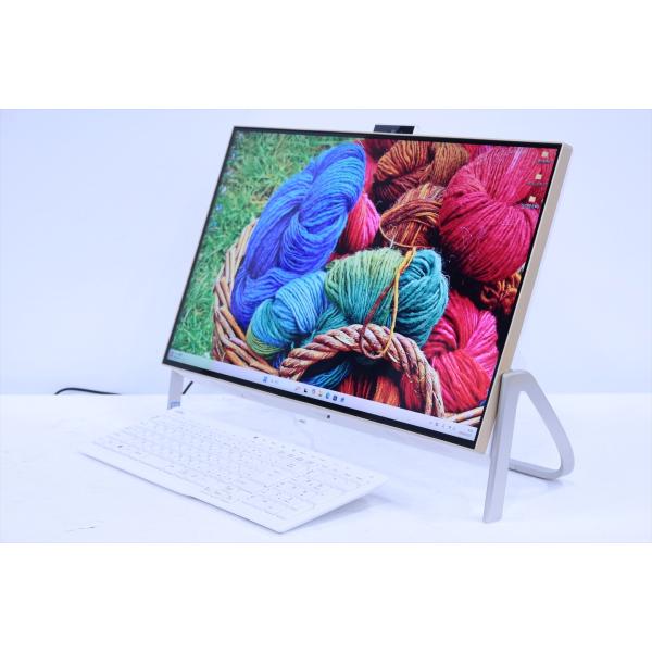 即配 良品 ホワイトxゴールド パワフルモデル Corei7 ESPRIMO FH77/B1 i7-...