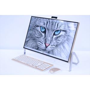 即配 良品 4辺狭額縁スタイリッシュPC パワフルモデル Corei7 ESPRIMO FH77/D1 i7-8750H 8G 256G+1.0TB 23.8FHD Blu-ray Office オールインワン AAA評価