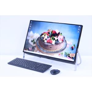 富士通 良好品 4辺狭額縁スタイリッシュPC パワフルCorei7搭載 ESPRIMO FH77/D1 i7-8750H 8G 1.0TB 23.8FHD Blu-ray Office Win11 AAA評価
