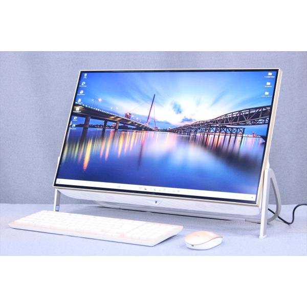 富士通 良好品 4辺狭額縁スタイリッシュPC パワフルCorei7搭載 ESPRIMO FH77/C...