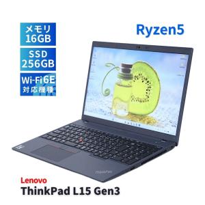 レノボ 2023年快速Ryzen5モデル ThinkPad L15 Gen3 Ryzen5 PRO 5675U 16G 256G 15.6FHD Wi-Fi6E Office バッテリー良 AAB評価