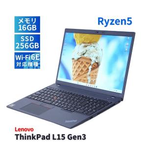 レノボ 2023年快速Ryzen5モデル ThinkPad L15 Gen3 Ryzen5 PRO 5675U 16G 256G 15.6FHD Wi-Fi6E Office ACA評価