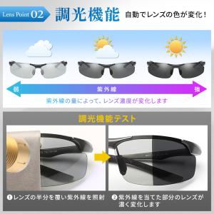 サングラス 偏光 スポーツサングラス スポーツ...の詳細画像4