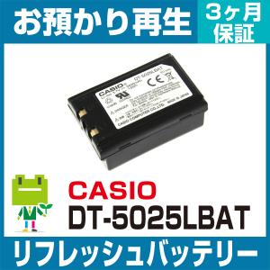 DT-5025LBAT カシオ CASIO ハンディ用バッテリー リフレッシュ（純正品お預かり再生/セル交換）｜ecosol