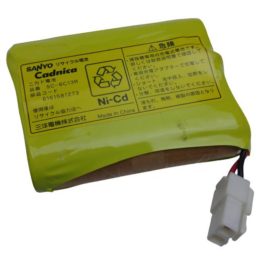 サンヨー SANYO 掃除機 SC-6C13R、6161581273バッテリー リフレッシュ（純正品...