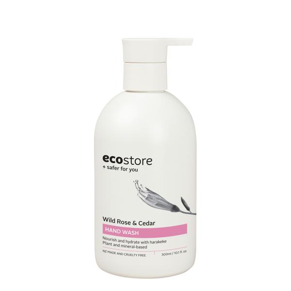 ecostore エコストア ハンドウォッシュポンプ ワイルドローズ＆シダー 300mL