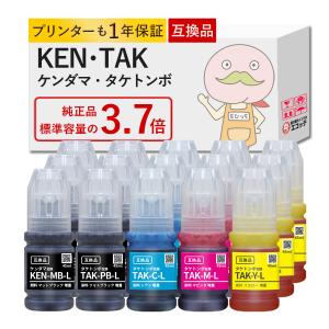 純正標準の約3.7倍容量》 KETA-5CL-L ケンダマ タケトンボ EPSON