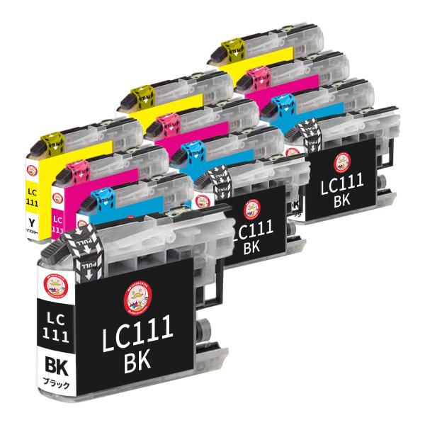 LC111-4PK BR社 用 プリンターインク 互換 4色×3組 合計12個  DCP-J952N...