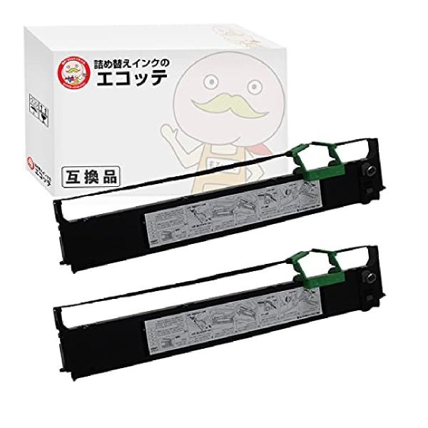 エコッテ PC-PZ141301 HITACHI ( 日立 )用 インクリボンカセット 黒 2個 ┃...