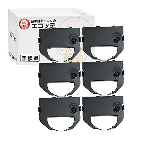 エコッテ CZ8PG11B SHARP ( シャープ )用 インクリボンカセット 黒 6個 ┃  W...