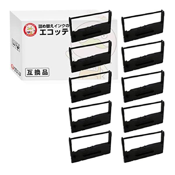 エコッテ TY-1160B SHARP ( シャープ )用 インクリボンカセット 黒 10個 ┃  ...
