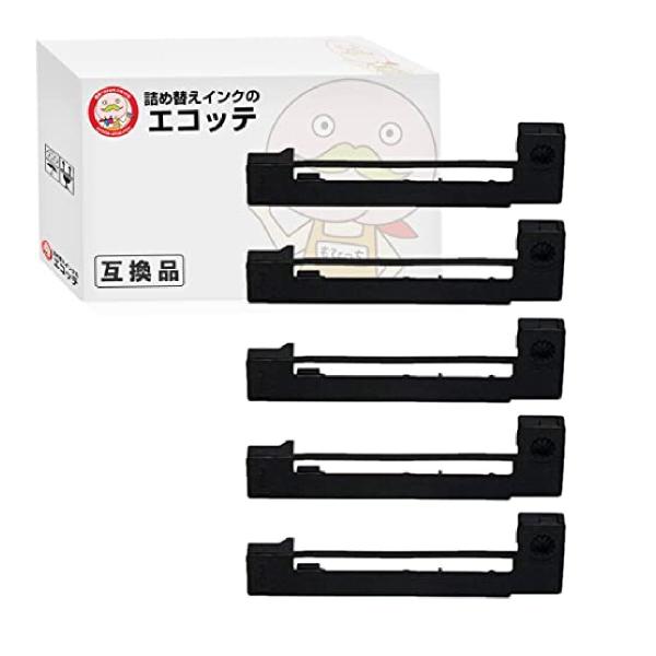 エコッテ ERC-22/ERC-22B EPSON ( エプソン )用 インクリボンカセット 黒 5...
