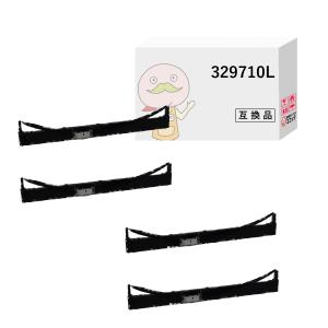 エコッテ 329710L RICOH ( リコー )用 インクリボンカセット 黒 4個 ┃  5573-W02 5573W02 5573-L02 5573L02 5573-K02 5573K02｜ecotte-shop