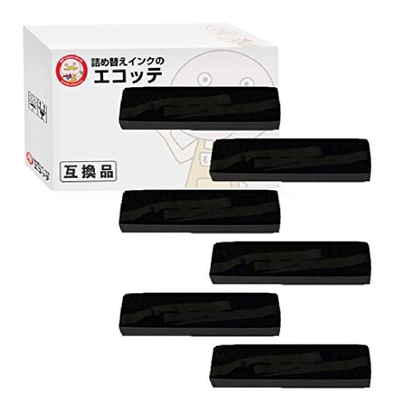 エコッテ 5023H/SRR-LJ/12J350H12 JBCC用 サブリボン 黒 6個 ┃  51...