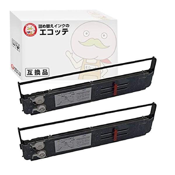 エコッテ TY-050DB SHARP ( シャープ )用 インクリボンカセット 黒 2個 ┃  W...