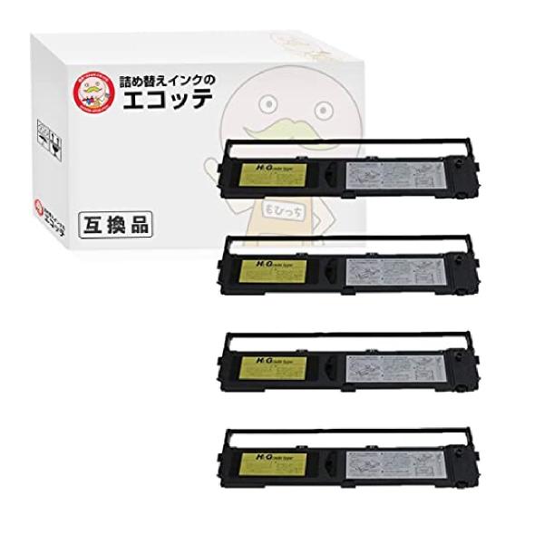 エコッテ TY-8359A SHARP ( シャープ )用 インクリボンカセット 黒 4個 ┃  I...