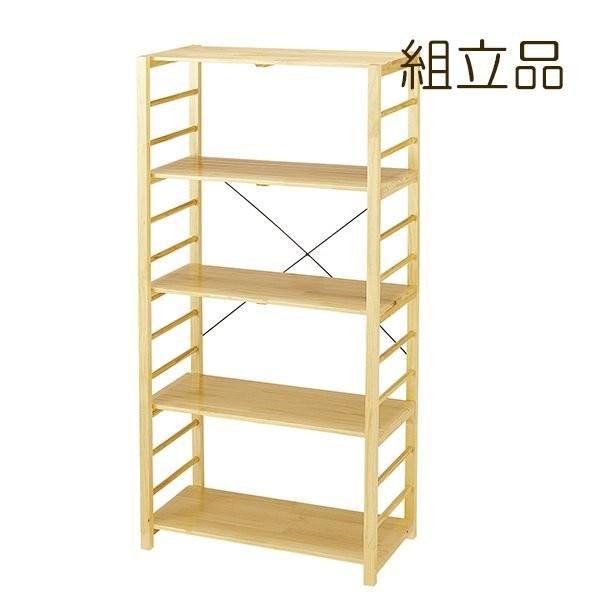 見せる オープン シェルフ 棚 本棚 書棚  コミック フリーラック5段 PIR-05