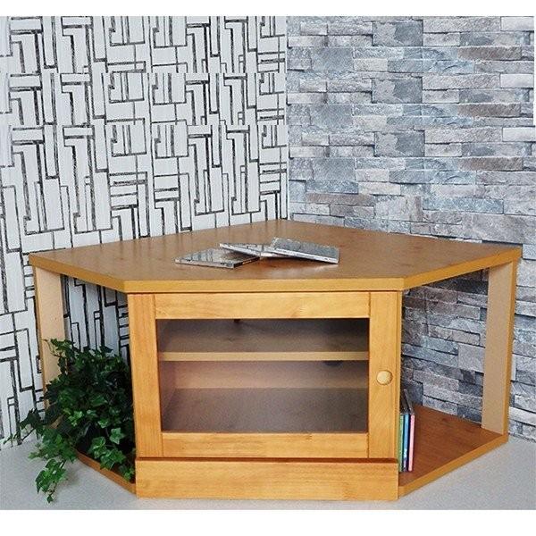 テレビ台 テレビボード ローボード コーナー 75cm幅 ホワイトナチュラル ピクシー(コーナーのみ