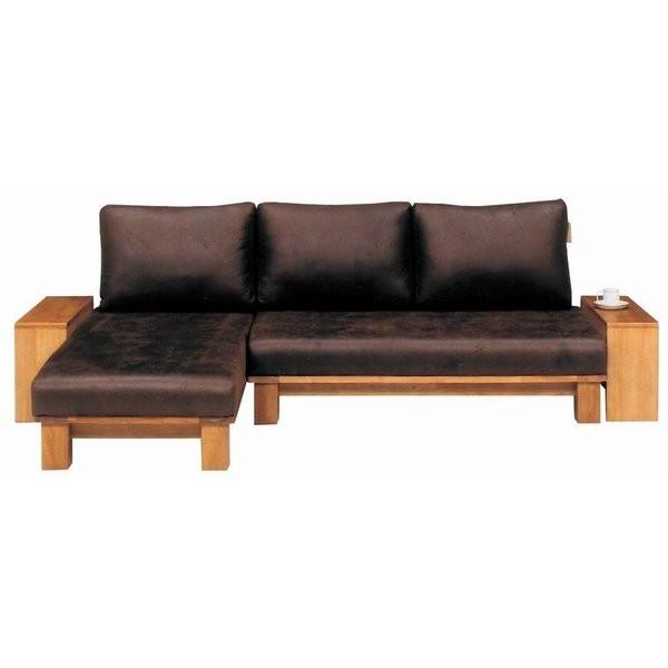 ソファー ソファ 3人掛け 北欧　カウチソファー 風雅　ナチュラル ブラウン