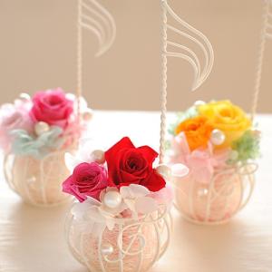 プリザーブドフラワー 花音 カノン -音符 2...の詳細画像4