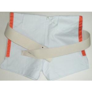 MTPLL マイティパンツ一般用（一般LLサイズ）―相撲まわし帯長さ160cm 色：ホワイト×オレン...