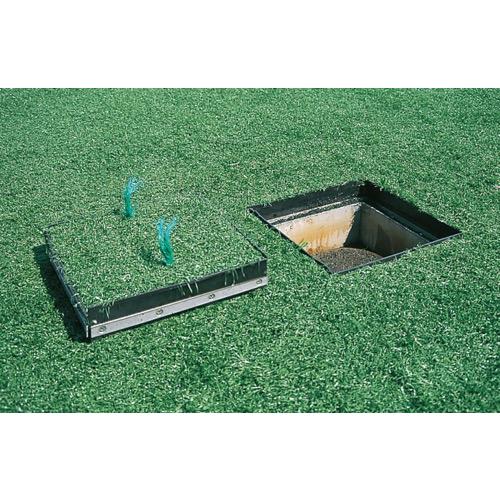 RT-R031924 ターフトレイロングパイル 人工芝用（ゴム仕切り付）