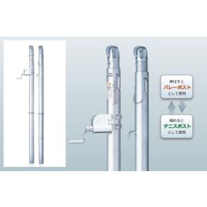 ※販売エリア制限有※ RT-T070611 テニス・バレー兼用ポストSUS